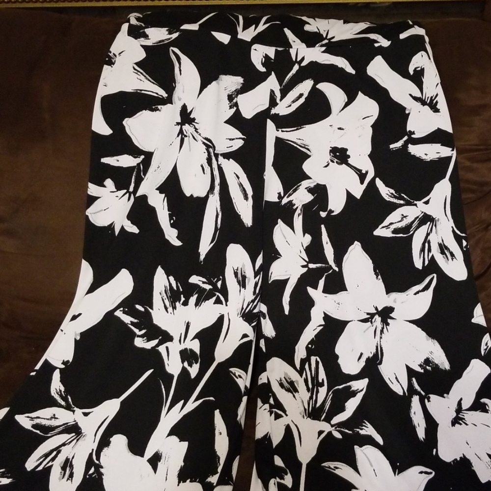 Wide leg palazzo pants